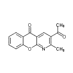 CAS#: 67867-47-4， 3-Acetyl-2-methyl-5H-chromeno[2,3-b]pyridin-5-one