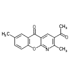 CAS#: 67867-48-5， 3-Acetyl-2,7-dimethyl-5H-chromeno[2,3-b]pyridin-5-one