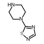 CAS#: 67869-93-6， 1-(1,2,4-Thiadiazol-5-yl)piperazine