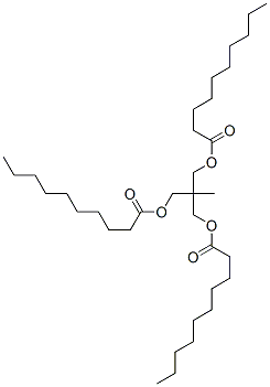 CAS#: 67874-05-9， 2-Methyl-2-[[(1-Oxodecyl)Oxy]Methyl]-1,3-Propanediyl Didecanoate