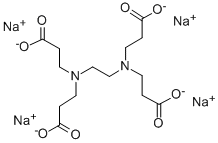 结构式 CAS# 67874-43-5, 乙二胺-N,N,N',N'-四丙酸四钠