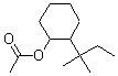 结构式 CAS# 67874-72-0, 2-(1,1-二甲基丙基)环己基乙酸酯