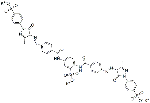 CAS#: 67875-09-6， Tripotassium 2,5-Bis[4-[[4,5-Dihydro-3-Methyl-5-Oxo-1-(4-Sulphonatophenyl)-1H-Pyrazol-4-Yl]Azo]Benzamido]Benzenesulphonate