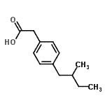 CAS#: 67878-54-0， [4-(2-Methylbutyl)phenyl]acetic acid