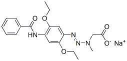 CAS#: 67893-44-1， Sodium [3-[4-(Benzoylamino)-2,5-Diethoxyphenyl]-1-Methyl-2-Triazenyl]Acetate