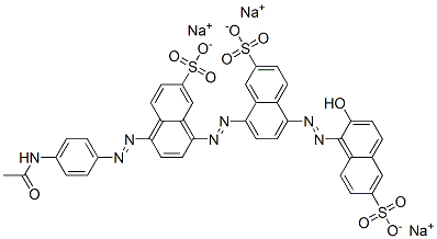 CAS#: 67906-46-1， Trisodium 8-[[4-[(4-Acetamidophenyl)Azo]-7-Sulphonatonaphthyl]Azo]-5-[(2-Hydroxy-6-Sulphonatonaphthyl)Azo]Naphthalene-2-Sulphonate