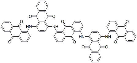 CAS#: 67906-58-5， 1,5-Bis[[4-[(9,10-Dihydro-9,10-Dioxo-1-Anthryl)Amino]-9,10-Dihydro-9,10-Dioxo-1-Anthryl]Amino]Anthraquinone