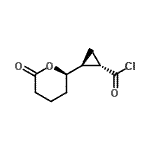 CAS#: 679429-93-7， (1S,2S)-2-[(2R)-6-Oxotetrahydro-2H-pyran-2-yl]cyclopropanecarbonyl chloride
