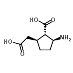 CAS#: 679436-19-2， (1S,2S,5S)-2-Amino-5-(carboxymethyl)cyclopentanecarboxylic acid