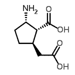CAS#: 679436-37-4， (1R,2S,5R)-2-Amino-5-(carboxymethyl)cyclopentanecarboxylic acid