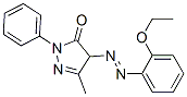 CAS 登录号：67969-66-8， 4-[(2-乙氧基苯基)偶氮]-2,4-二氢-5-甲基-2-苯基-3H-吡唑-3-酮