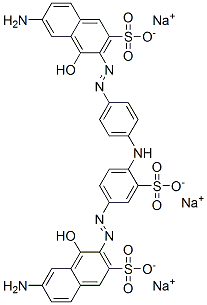 CAS#: 67969-92-0， Trisodium 6-Amino-3-[[4-[[4-[(7-Amino-1-Hydroxy-3-Sulphonato-2-Naphthyl)Azo]Phenyl]Amino]-3-Sulphonatophenyl]Azo]-4-Hydroxynaphthalene-2-Sulphonate