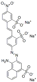 CAS#: 67990-28-7， Trisodium 4-Amino-3-[[4-[2-(4-Nitro-2-Sulphonatophenyl)Vinyl]-3-Sulphonatophenyl]Azo]Naphthalene-1-Sulphonate