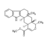CAS 登录号：6801-41-8， (19alpha)-16-(甲氧羰基)-4,19-二甲基-16,17-二去氢-18-氧杂育亨宾-4-鎓