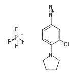CAS#: 68015-92-9， 3-Chloro-4-(1-pyrrolidinyl)benzenediazonium hexafluorophosphate