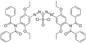 CAS#: 68015-97-4， 4-[Bis(Benzoyl)Amino]-2,5-Diethoxybenzenediazonium Sulphate