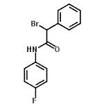 CAS#: 680213-42-7， 2-Bromo-N-(4-fluorophenyl)-2-phenylacetamide