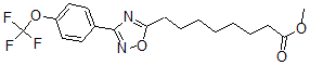 CAS#: 680216-05-1， 3-[4-(Trifluoromethoxy)Phenyl]-1,2,4-Oxadiazole-5-Octanoic Acid Methyl Ester