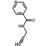 CAS#: 680584-61-6， N-prop-2-ynylpyridine-4-carboxamide
