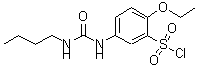 CAS#: 680618-18-2， 5-[(Butylcarbamoyl)amino]-2-ethoxybenzenesulfonyl chloride