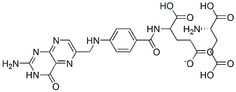 CAS#: 6807-82-5， N-(N-(4-(((2-Amino-1,4-dihydro-4-oxo-6-pteridinyl)methyl)amino)benzoyl)-L-alpha-glutamyl)-L-Glutamic acid