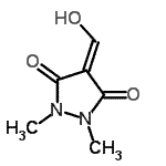 CAS#: 680987-19-3， 4-(hydroxymethylene)-1,2-dimethyl-pyrazolidine-3,5-dione