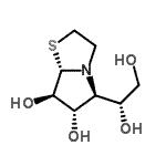 CAS#: 681033-60-3， (5S,6S,7R,7aS)-5-[(1R)-1,2-Dihydroxyethyl]hexahydropyrrolo[2,1-b][1,3]thiazole-6,7-diol