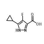 CAS#: 681034-74-2， 5-Cyclopropyl-4-fluoro-1H-pyrazole-3-carboxylic acid