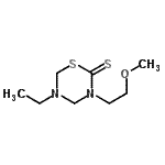 CAS#: 681218-63-3， 5-Ethyl-3-(2-methoxyethyl)-1,3,5-thiadiazinane-2-thione