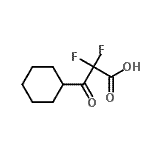 CAS#: 681240-35-7， 3-Cyclohexyl-2,2-difluoro-3-oxopropanoic acid