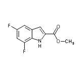 CAS#: 681288-42-6， Methyl 5,7-difluoro-1H-indole-2-carboxylate