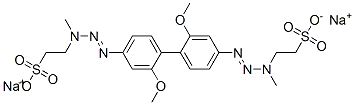 CAS#: 68133-32-4， Disodium 2,2'-[(2,2'-Dimethoxy[1,1'-Biphenyl]-4,4'-Diyl)Bis(1-Methyl-2-Triazene-3,1-Diyl)]Bisethanesulphonate