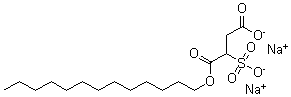 CAS#: 68133-71-1， 2-Sulfo-Butanedioic Acid 1-Tridecyl Ester Sodium Salt (1:2)