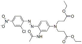 CAS#: 68134-40-7， Ethyl N-[3-(Acetylamino)-4-[(2-Chloro-4-Nitrophenyl)Azo]Phenyl]-N-(3-Ethoxy-3-Oxopropyl)-beta-Alaninate