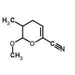 CAS#: 681473-57-4， 2-Methoxy-3-methyl-3,4-dihydro-2H-pyran-6-carbonitrile