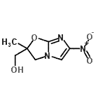 CAS#: 681491-16-7， (2-Methyl-6-nitro-2,3-dihydroimidazo[2,1-b][1,3]oxazol-2-yl)methanol