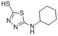 structure of CAS# 68161-70-6, 5-Cyclohexylamino-[1,3,4]Thiadiazole-2-Thiol;Nsc150541;Zinc00094038;Oprea1_401350
