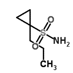 structure of CAS# 681808-58-2, 1-propylcyclopropane-1-sulfonamide;1-propylcyclopropane-1-sulfonamide
