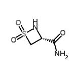 CAS#: 681851-08-1， (3R)-1,2-Thiazetidine-3-carboxamide 1,1-dioxide