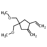 CAS#: 681856-37-1， 1,1-Bis(methoxymethyl)-3-methylene-4-vinylcyclopentane