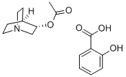 CAS#: 6821-59-6， (4S)-Quinuclidin-3-Yl Acetate 2-Hydroxybenzoate