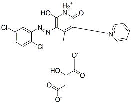 CAS#: 68214-61-9， 5'-[(2,5-Dichlorophenyl)Azo]-1',2'-Dihydro-6'-Hydroxy-4'-Methyl-2'-Oxo-1,3'-Bipyridinium Malate
