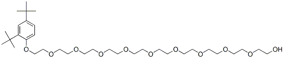 CAS#: 68214-69-7， 29-[2,4-Bis(1,1-Dimethylethyl)Phenoxy]-3,6,9,12,15,18,21,24,27-Nonaoxanonacosan-1-Ol