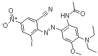 CAS#: 68214-78-8， N-[2-[(2-Cyano-6-Iodo-4-Nitrophenyl)Azo]-5-(Diethylamino)-4-Methoxyphenyl]-Acetamide