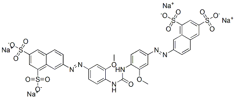 CAS#: 68227-41-8， Tetrasodium 7,7'-[Carbonylbis[Imino(3-Methoxy-4,1-Phenylene)Azo]]Bisnaphthalene-1,3-Disulphonate