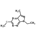 CAS#: 682319-82-0， 1-Ethyl-3-methyl-5-(methylsulfanyl)-1H-pyrazolo[4,3-e][1,2,4]triazine