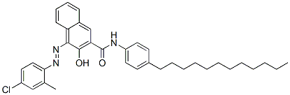CAS#: 68239-63-4， 4-[(4-Chloro-2-Methylphenyl)Azo]-N-(4-Dodecylphenyl)-3-Hydroxynaphthalene-2-Carboxamide