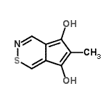 CAS#: 68252-56-2， 6-Methylcyclopenta[d][1,2]thiazine-5,7-diol