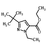 CAS#: 682757-38-6， ethyl 5-tert-butyl-2-ethyl-pyrazole-3-carboxylate