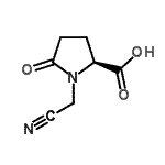 CAS#: 682773-99-5， 1-(Cyanomethyl)-5-oxo-L-proline